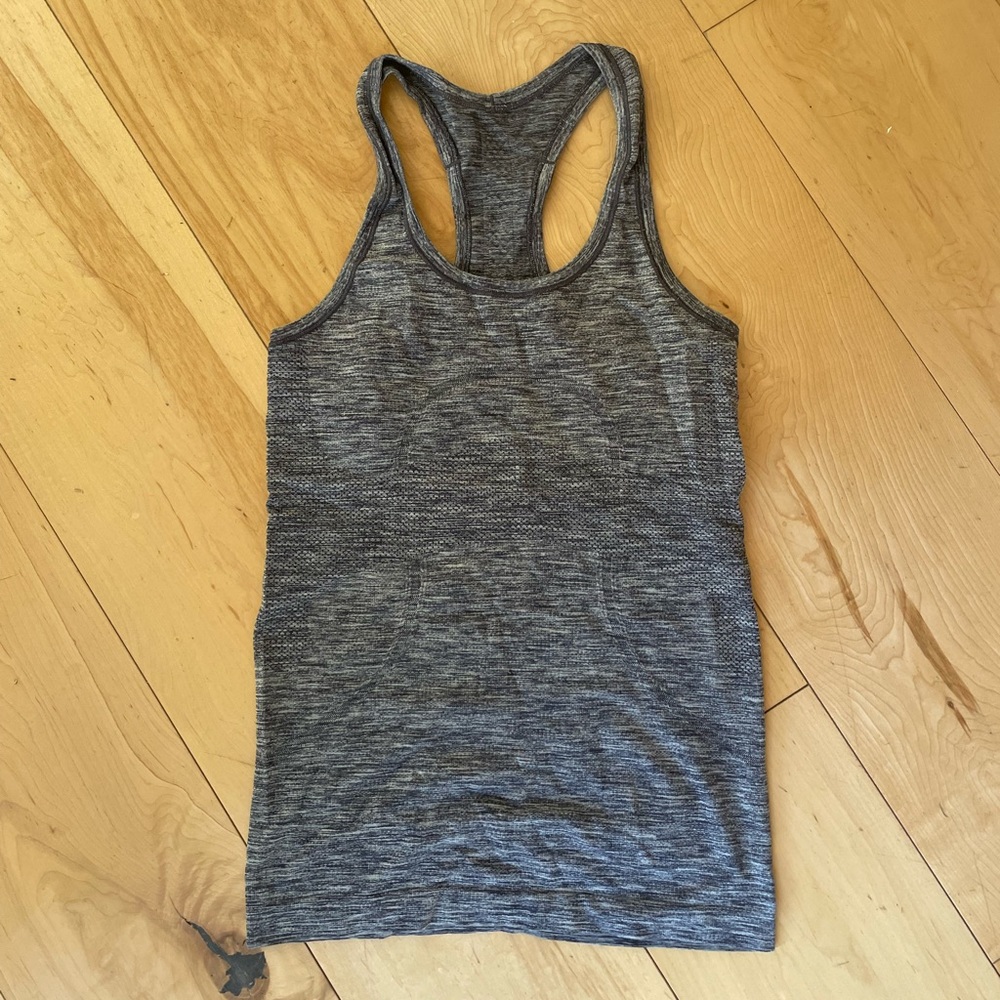 Lululemon Athletic Gray Workout Top
